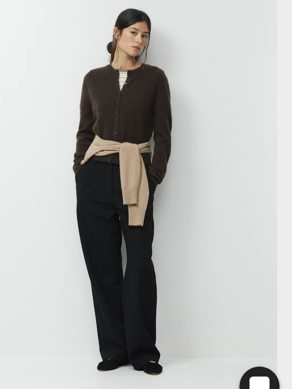 Aritzia Bare Cashmere Noteworthy Cardigan Xs $168 - Picture 7 of 8